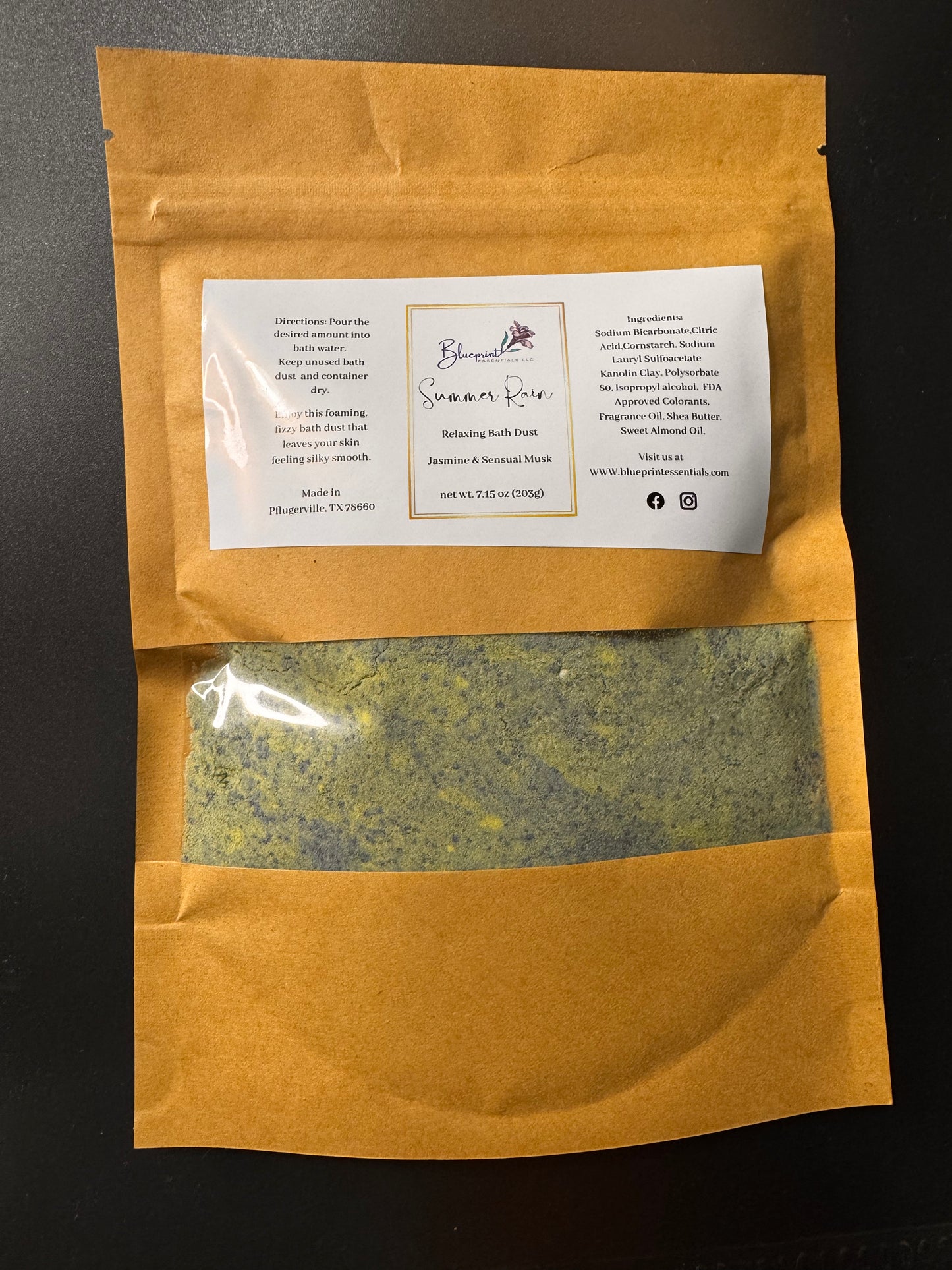 Summer Rain Relaxing Bath Dust