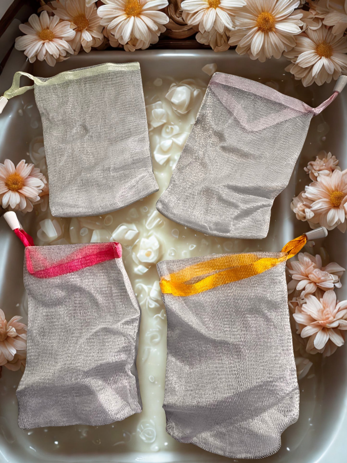 Mesh- Exfoliating Soap Pouch